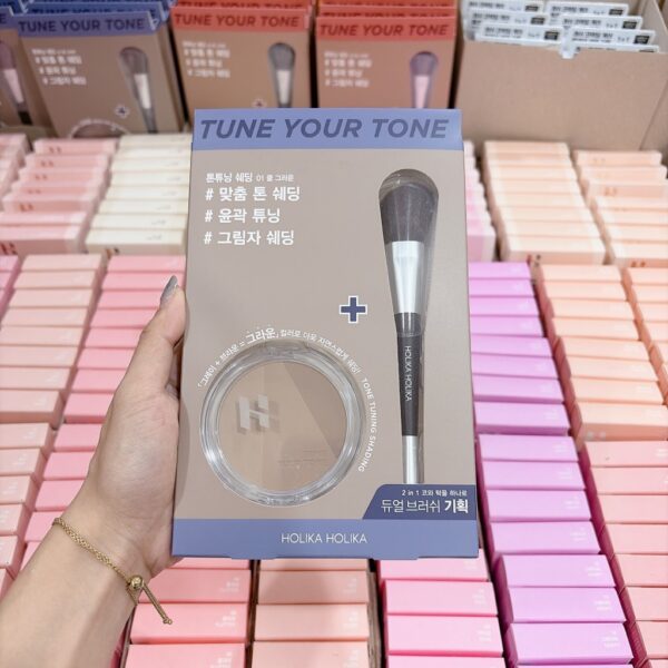Set Phấn Tạo Khối HOLIKA HOLIKA Tune Your Tone Kèm Cọ 2in1 - Ảnh 6